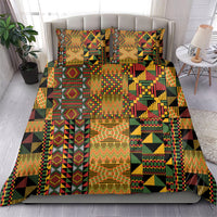 African American Quilt Kente Fusion Bedding Set Version 1