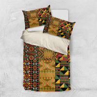 African American Quilt Kente Fusion Bedding Set Version 1