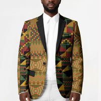 African American Quilt Kente Fusion Blazer Version 1