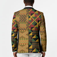 African American Quilt Kente Fusion Blazer Version 1