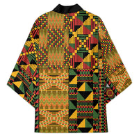 African American Quilt Kente Fusion Kimono Version 1