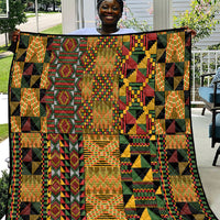 African American Quilt Kente Fusion Quilt Version 1