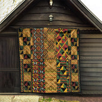 African American Quilt Kente Fusion Quilt Version 1