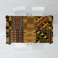 African American Quilt Kente Fusion Tablecloth Version 1