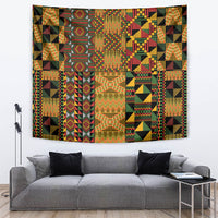 African American Quilt Kente Fusion Tapestry Version 1