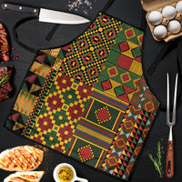 African American Quilt Kente Fusion Apron Version 2