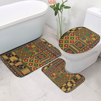 African American Quilt Kente Fusion Bathroom Set Version 2
