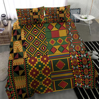 African American Quilt Kente Fusion Bedding Set Version 2