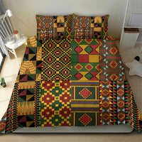 African American Quilt Kente Fusion Bedding Set Version 2