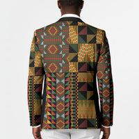 African American Quilt Kente Fusion Blazer Version 2