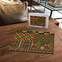 African American Quilt Kente Fusion Puzzle Version 2
