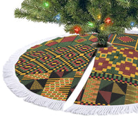 African American Quilt Kente Fusion Tree Skirt Version 2