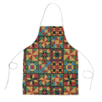 African American Quilt Inspired Apron Freedom Quilt Symbolic Patchwork