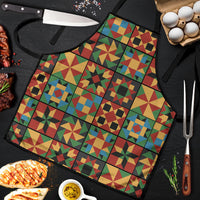 African American Quilt Inspired Apron Freedom Quilt Symbolic Patchwork