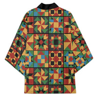 African American Quilt Inspired Kimono Freedom Quilt Symbolic Patchwork