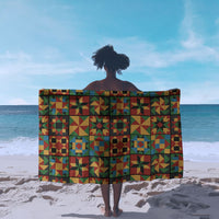 African American Quilt Inspired Sarong Freedom Quilt Symbolic Patchwork