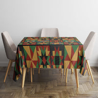 African American Quilt Inspired Tablecloth Freedom Quilt Symbolic Patchwork
