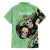 Mexican Sugar Skull Personalized Family Matching Off The Shoulder Long Sleeve Dress and Hawaiian Shirt Dia de Los Muertos Vibe - Wonder Print Shop