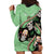 Mexican Sugar Skull Personalized Hoodie Dress Dia de Los Muertos Vibe - Wonder Print Shop