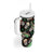 Mexican Sugar Skull Personalized Tumbler With Handle Dia de Los Muertos Vibe - Wonder Print Shop