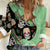 Mexican Sugar Skull Personalized Women Casual Shirt Dia de Los Muertos Vibe