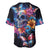 Mexican La Calaca and Butterfly Baseball Jersey Skull Day Of The Dead LT9 - Wonder Print Shop