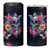 Mexican La Calaca and Butterfly 4 in 1 Can Cooler Tumbler Skull Day Of The Dead