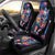 Mexican La Calaca and Butterfly Car Seat Cover Skull Day Of The Dead