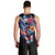 Mexican La Calaca and Butterfly Men Tank Top Skull Day Of The Dead