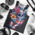 Mexican La Calaca and Butterfly Men Tank Top Skull Day Of The Dead