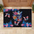 Mexican La Calaca and Butterfly Rubber Doormat Skull Day Of The Dead