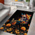 Mexican La Calaca and Marigold Flowers Area Rug Skull Day Of The Dead LT9 - Wonder Print Shop