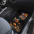 Mexican La Calaca and Marigold Flowers Car Mats Skull Day Of The Dead