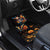 Mexican La Calaca and Marigold Flowers Car Mats Skull Day Of The Dead