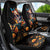 Mexican La Calaca and Marigold Flowers Car Seat Cover Skull Day Of The Dead