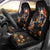 Mexican La Calaca and Marigold Flowers Car Seat Cover Skull Day Of The Dead