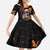Mexican La Calaca and Marigold Flowers Family Matching Puletasi and Hawaiian Shirt Skull Day Of The Dead - Wonder Print Shop