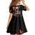 Mexican La Calaca and Marigold Flowers Family Matching Summer Maxi Dress and Hawaiian Shirt Skull Day Of The Dead - Wonder Print Shop