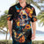 Mexican La Calaca and Marigold Flowers Hawaiian Shirt Skull Day Of The Dead - Wonder Print Shop