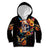 Mexican La Calaca and Marigold Flowers Kid Hoodie Skull Day Of The Dead - Wonder Print Shop