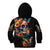 Mexican La Calaca and Marigold Flowers Kid Hoodie Skull Day Of The Dead - Wonder Print Shop