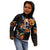 Mexican La Calaca and Marigold Flowers Kid Hoodie Skull Day Of The Dead - Wonder Print Shop