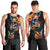 Mexican La Calaca and Marigold Flowers Men Tank Top Skull Day Of The Dead - Wonder Print Shop