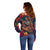 Mexican La Catrina Skeletons Dancing Off Shoulder Sweater Dia de Los Muertos Verion 1 - Wonder Print Shop