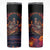 Mexican La Catrina Skeletons Dancing Skinny Tumbler Dia de Los Muertos Verion 1 - Wonder Print Shop