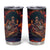 Mexican La Catrina Skeletons Dancing Tumbler Cup Dia de Los Muertos Verion 1 - Wonder Print Shop