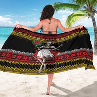 Dirndl Skeleton Dance Sarong Bavarian Gothic Christmas - Wonder Print Shop
