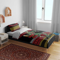 Lederhosen Skeleton Dance Bedding Set Bavarian Gothic Christmas - Wonder Print Shop