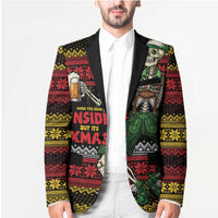 Lederhosen Skeleton Dance Blazer Bavarian Gothic Christmas - Wonder Print Shop