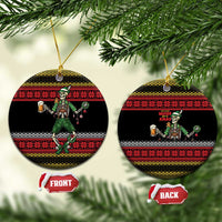 Lederhosen Skeleton Dance Ceramic Ornament Bavarian Gothic Christmas - Wonder Print Shop